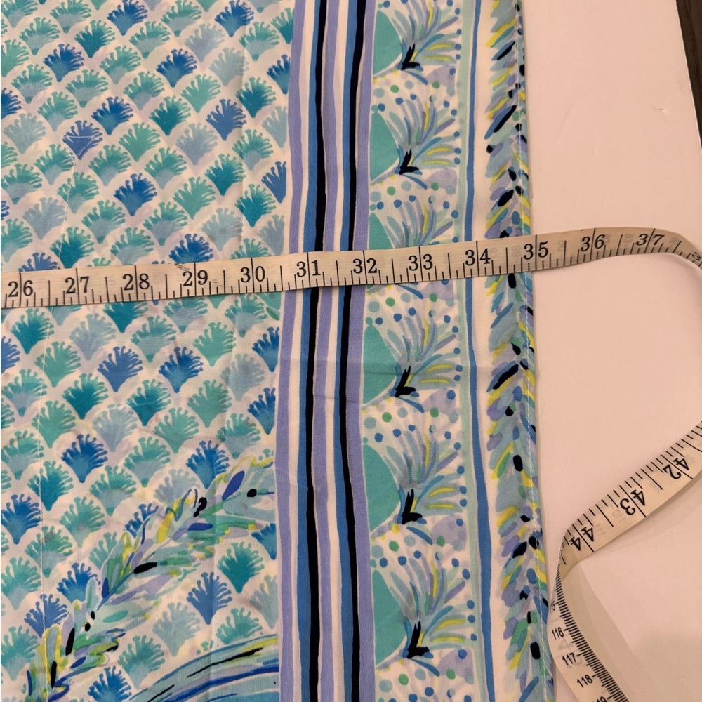Lilly Pulitzer Lindamarie Silk Caftan XXSX (fits0-4) please read - Picture 5 of 12